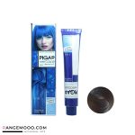 رنگ مو پیگار شماره A4 رنگ قهوه ای خاکستری روشن
